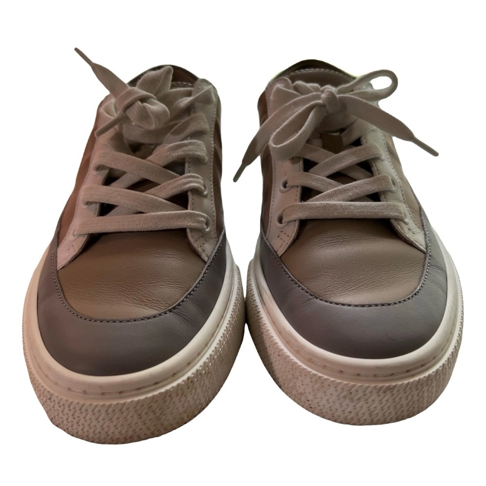 Hermes Gray and Cream Women's Sneakers